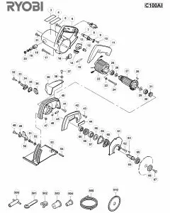 Buy A Ryobi C100AI Spare part or Replacement part for Your Saws and Fix Your Machine Today